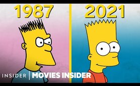 How 'The Simpsons' Animation Evolved Over 30 Years | Movies Insider