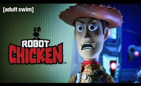The Toy Story Gang Face Andy's New Toy | Robot Chicken | adult swim