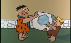 The Flintstones - Barney has to repossess Fred's TV Set - No Help Wanted
