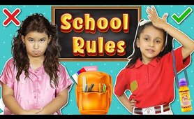 Kids Pretend Play SCHOOL RULES | Good vs Bad Habits | Moral Story | ToyStars